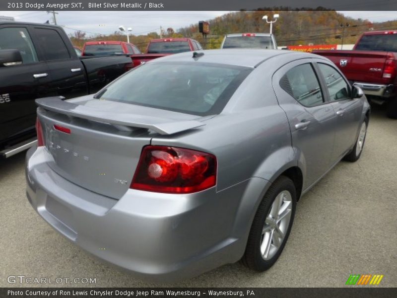 Billet Silver Metallic / Black 2013 Dodge Avenger SXT