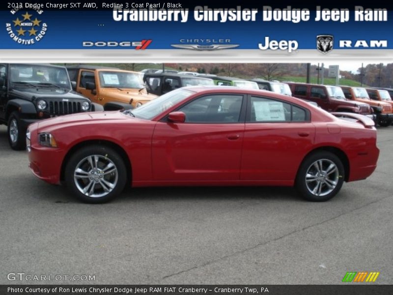 Redline 3 Coat Pearl / Black 2013 Dodge Charger SXT AWD