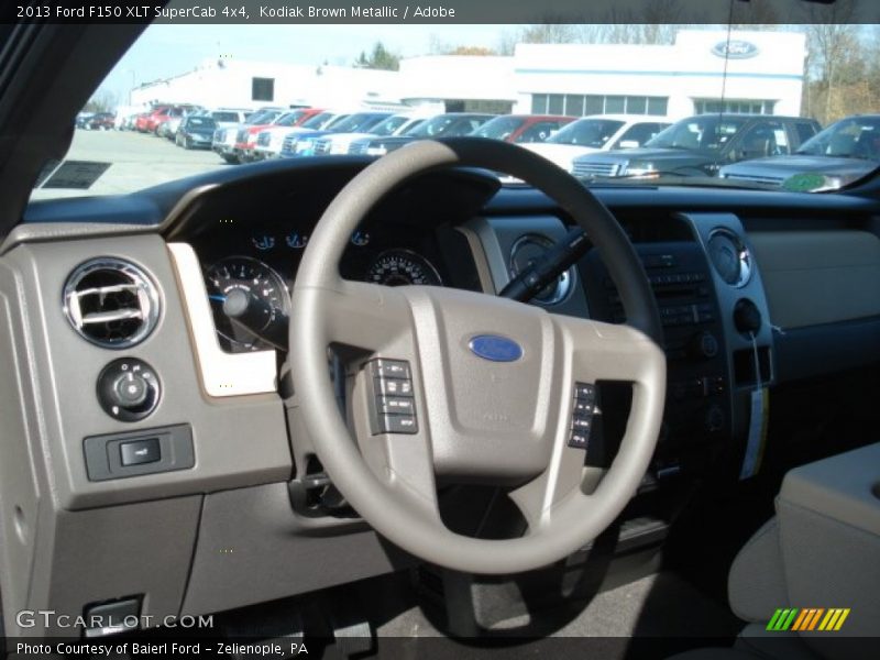 Kodiak Brown Metallic / Adobe 2013 Ford F150 XLT SuperCab 4x4