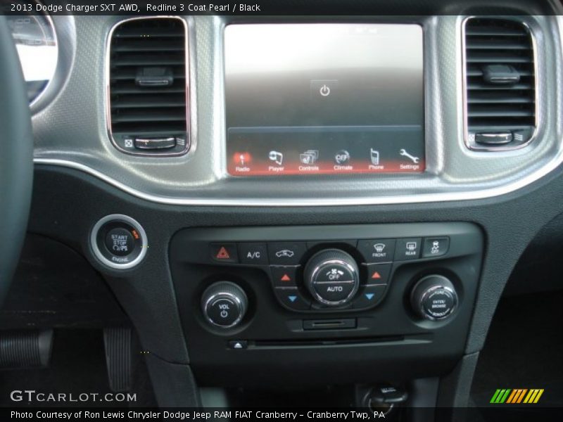 Controls of 2013 Charger SXT AWD
