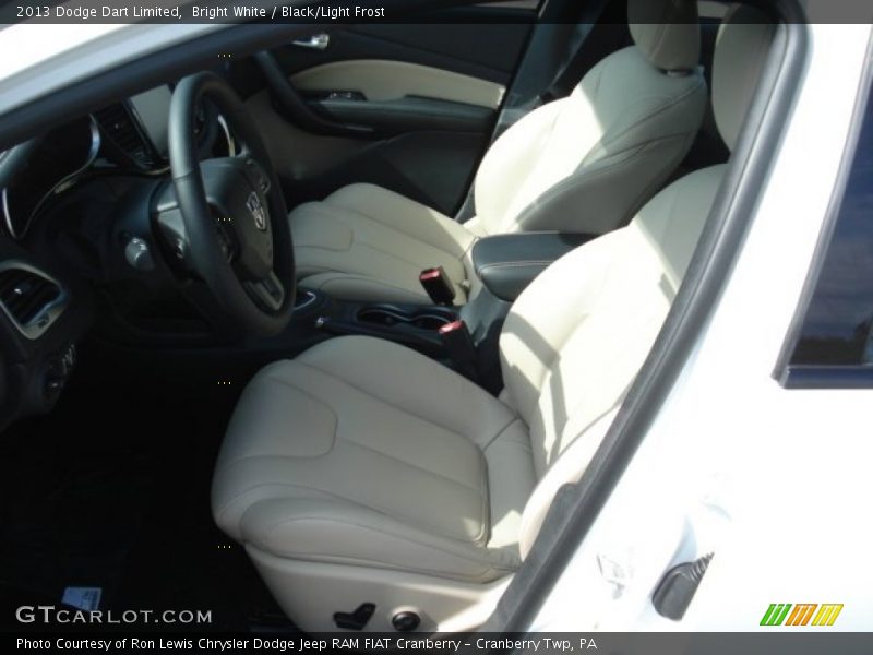  2013 Dart Limited Black/Light Frost Interior