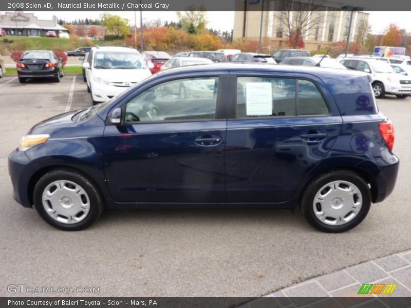 Nautical Blue Metallic / Charcoal Gray 2008 Scion xD