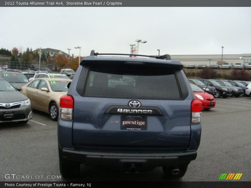Shoreline Blue Pearl / Graphite 2012 Toyota 4Runner Trail 4x4