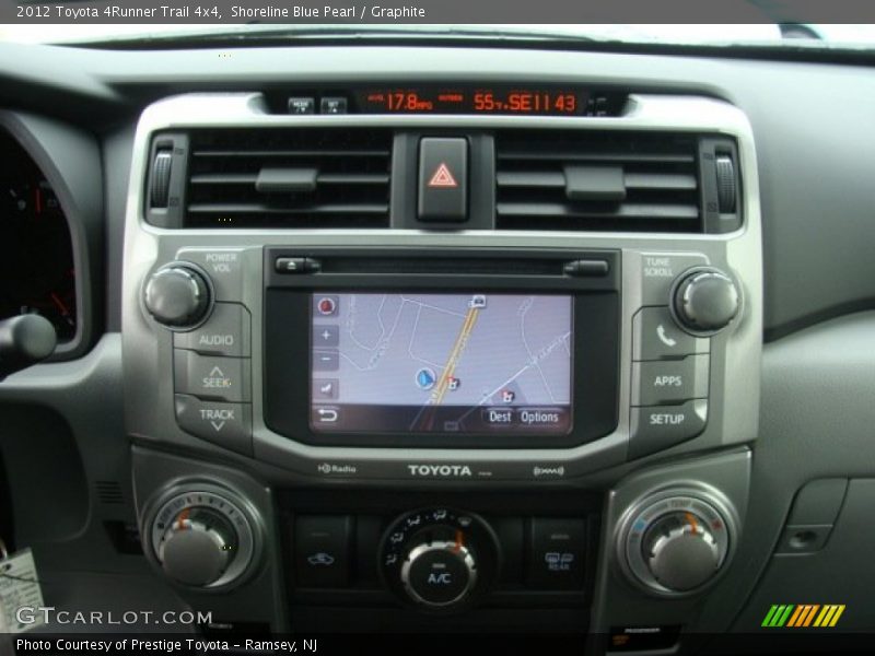 Navigation of 2012 4Runner Trail 4x4