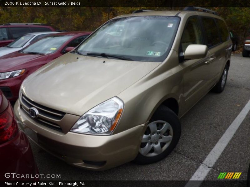 Sunset Gold / Beige 2006 Kia Sedona LX