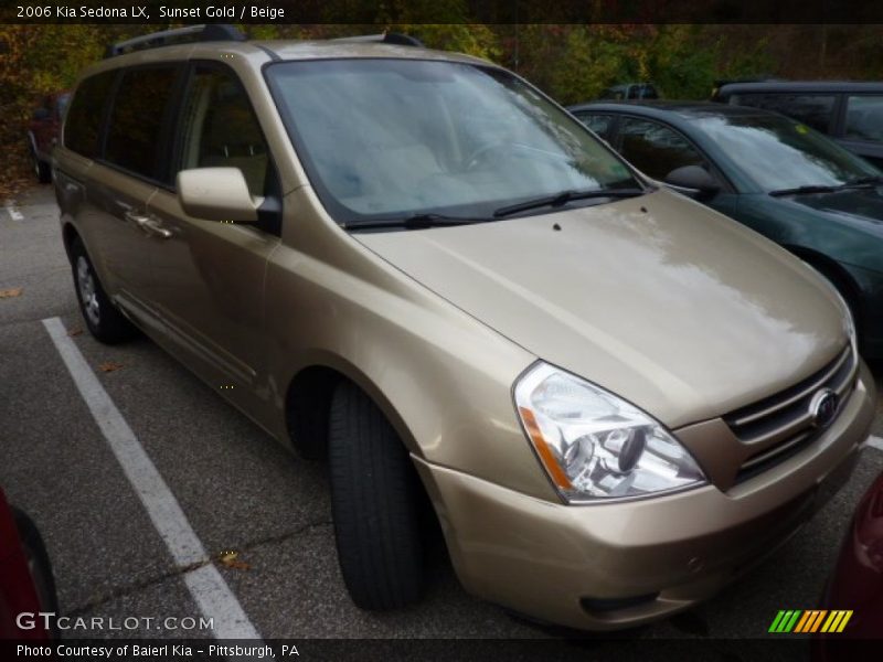 Sunset Gold / Beige 2006 Kia Sedona LX