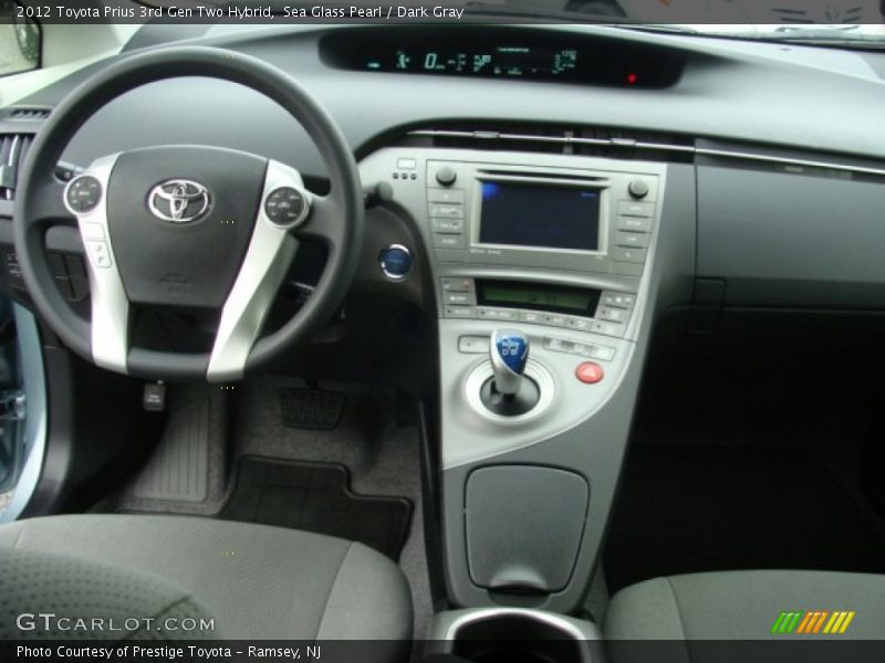 Dashboard of 2012 Prius 3rd Gen Two Hybrid
