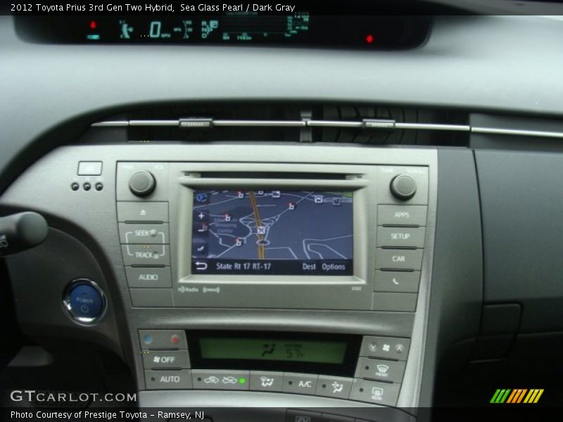 Navigation of 2012 Prius 3rd Gen Two Hybrid