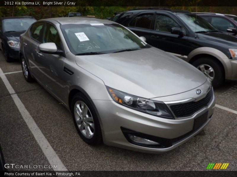 Bright Silver / Gray 2012 Kia Optima LX