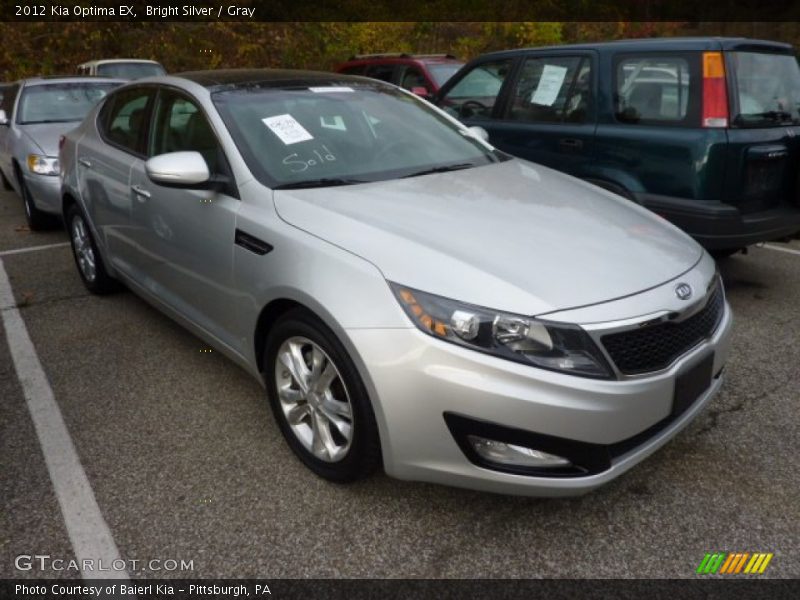 Bright Silver / Gray 2012 Kia Optima EX