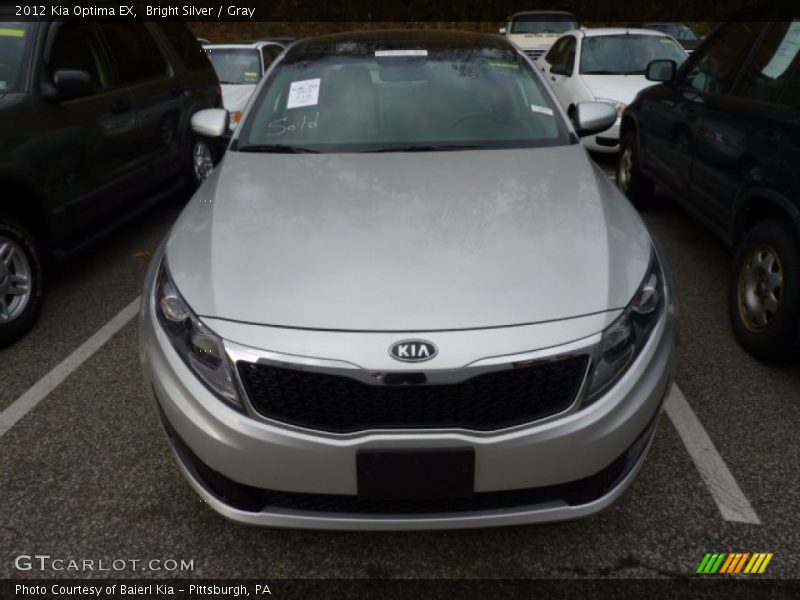 Bright Silver / Gray 2012 Kia Optima EX