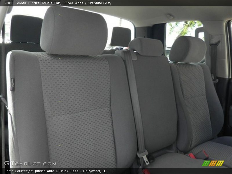 Super White / Graphite Gray 2008 Toyota Tundra Double Cab