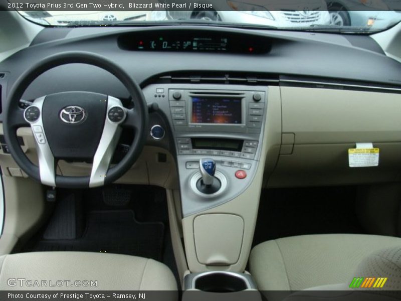 Dashboard of 2012 Prius 3rd Gen Two Hybrid