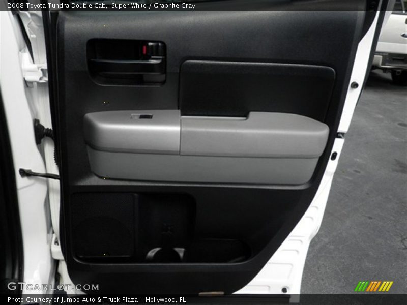 Super White / Graphite Gray 2008 Toyota Tundra Double Cab