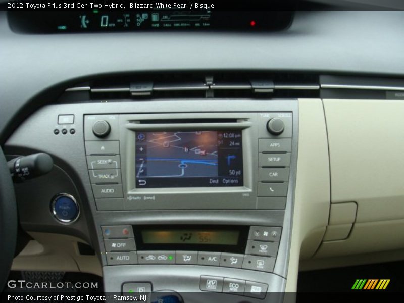 Navigation of 2012 Prius 3rd Gen Two Hybrid