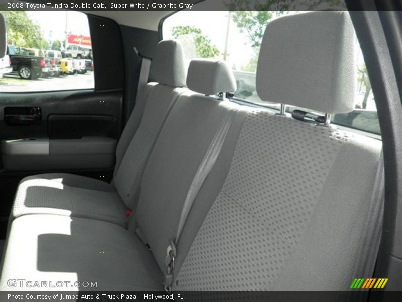 Super White / Graphite Gray 2008 Toyota Tundra Double Cab