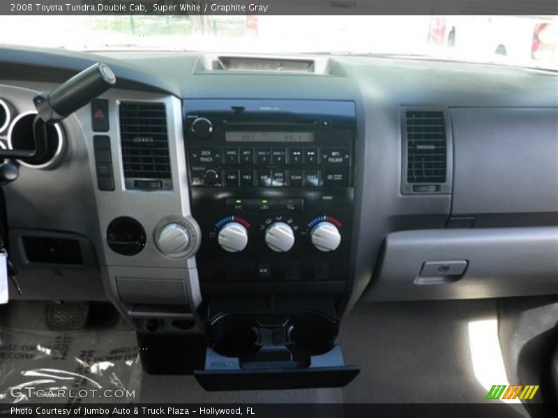 Super White / Graphite Gray 2008 Toyota Tundra Double Cab