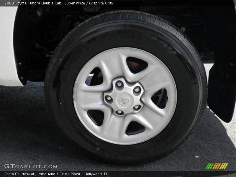 Super White / Graphite Gray 2008 Toyota Tundra Double Cab