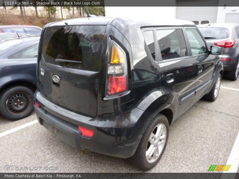 Shadow Black / Black Soul Logo Cloth 2010 Kia Soul +