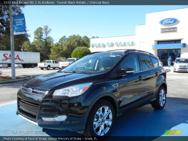 Tuxedo Black Metallic / Charcoal Black 2013 Ford Escape SEL 2.0L EcoBoost