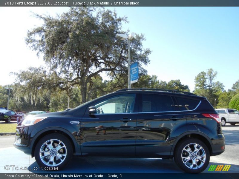 Tuxedo Black Metallic / Charcoal Black 2013 Ford Escape SEL 2.0L EcoBoost