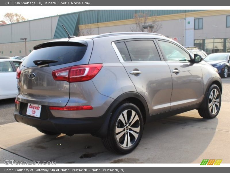 Mineral Silver / Alpine Gray 2012 Kia Sportage EX