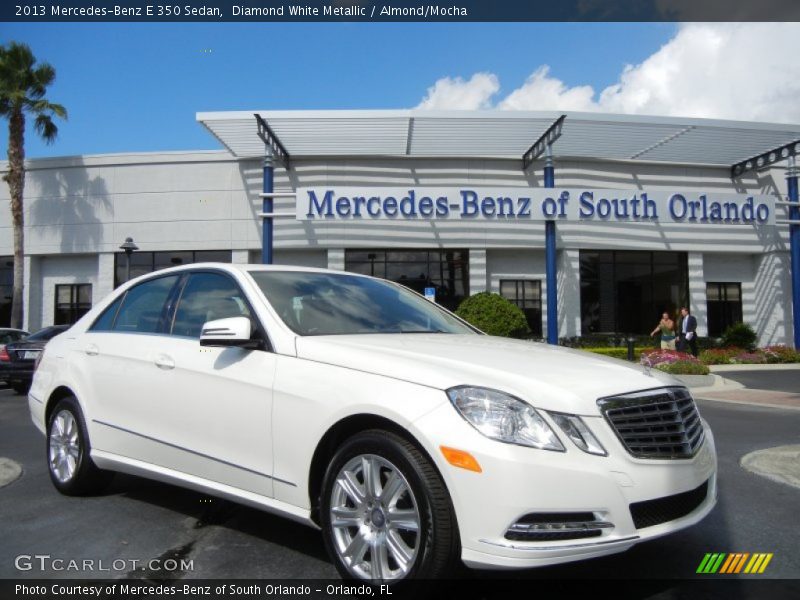 Diamond White Metallic / Almond/Mocha 2013 Mercedes-Benz E 350 Sedan