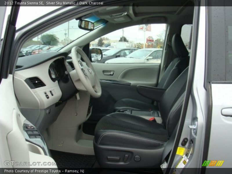 Silver Sky Metallic / Dark Charcoal 2012 Toyota Sienna SE