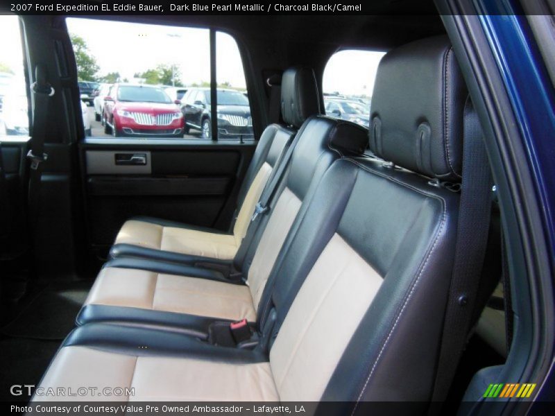 Dark Blue Pearl Metallic / Charcoal Black/Camel 2007 Ford Expedition EL Eddie Bauer