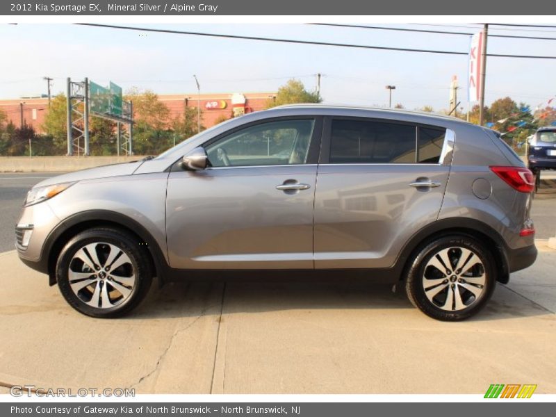 Mineral Silver / Alpine Gray 2012 Kia Sportage EX