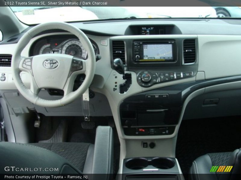 Silver Sky Metallic / Dark Charcoal 2012 Toyota Sienna SE