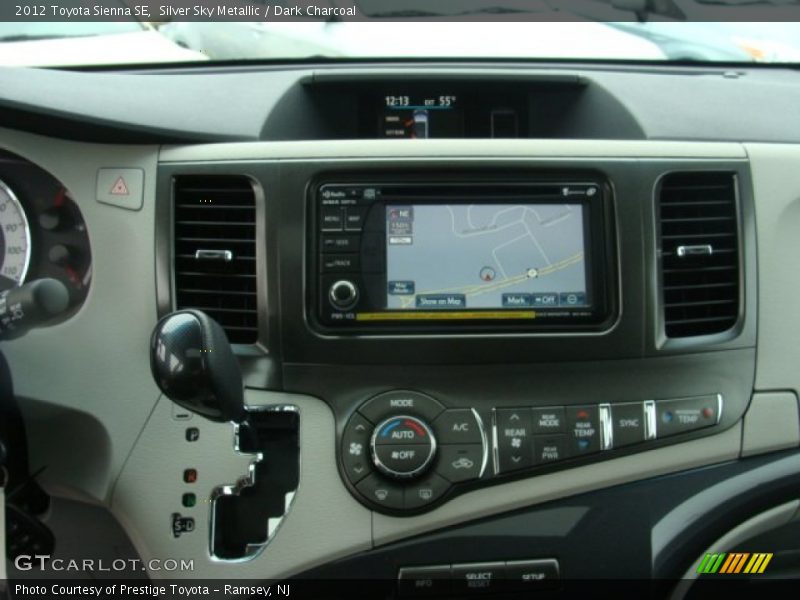 Silver Sky Metallic / Dark Charcoal 2012 Toyota Sienna SE
