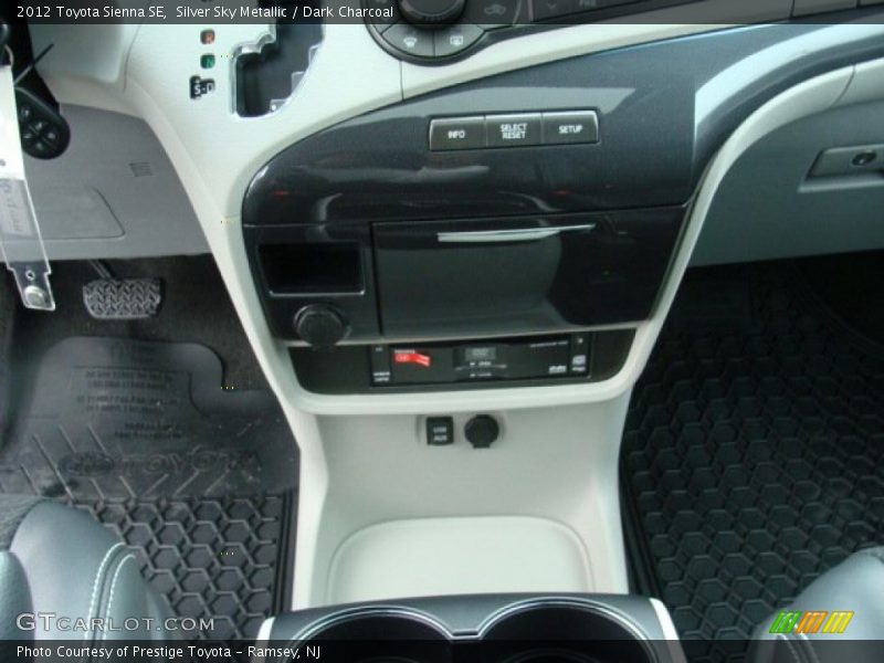 Silver Sky Metallic / Dark Charcoal 2012 Toyota Sienna SE