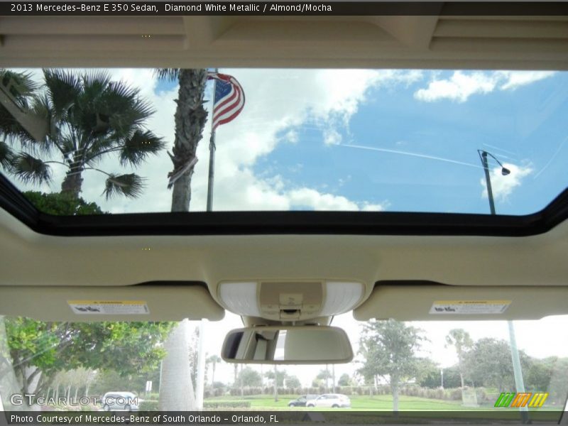 Sunroof of 2013 E 350 Sedan