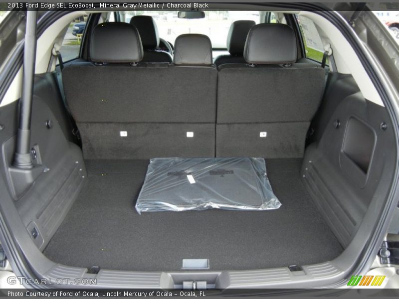 Mineral Gray Metallic / Charcoal Black 2013 Ford Edge SEL EcoBoost