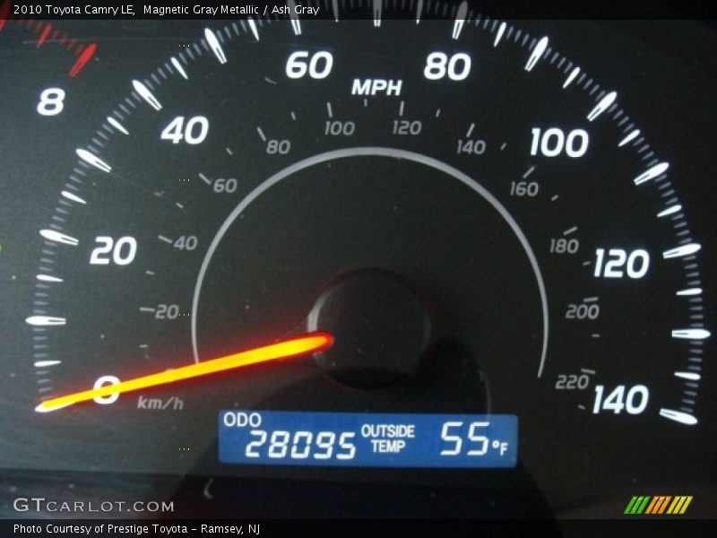 Magnetic Gray Metallic / Ash Gray 2010 Toyota Camry LE