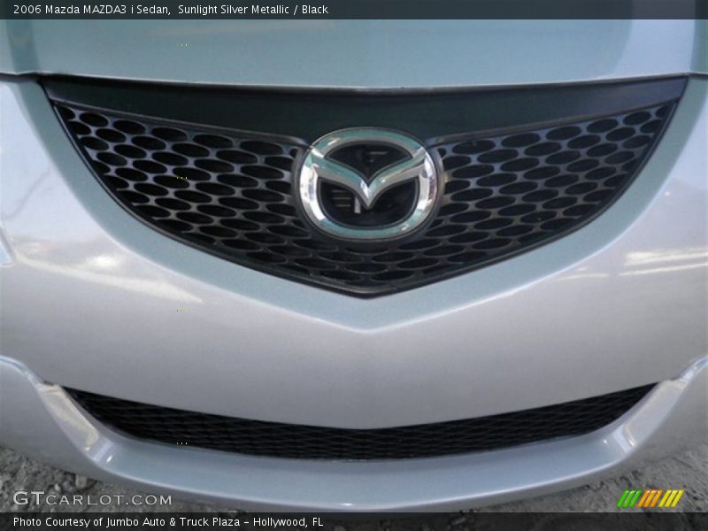 Sunlight Silver Metallic / Black 2006 Mazda MAZDA3 i Sedan