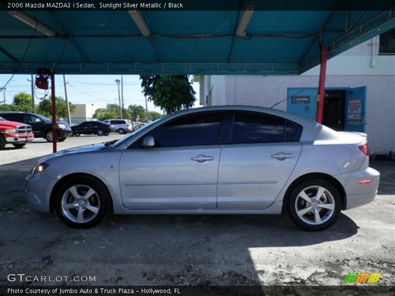 Sunlight Silver Metallic / Black 2006 Mazda MAZDA3 i Sedan