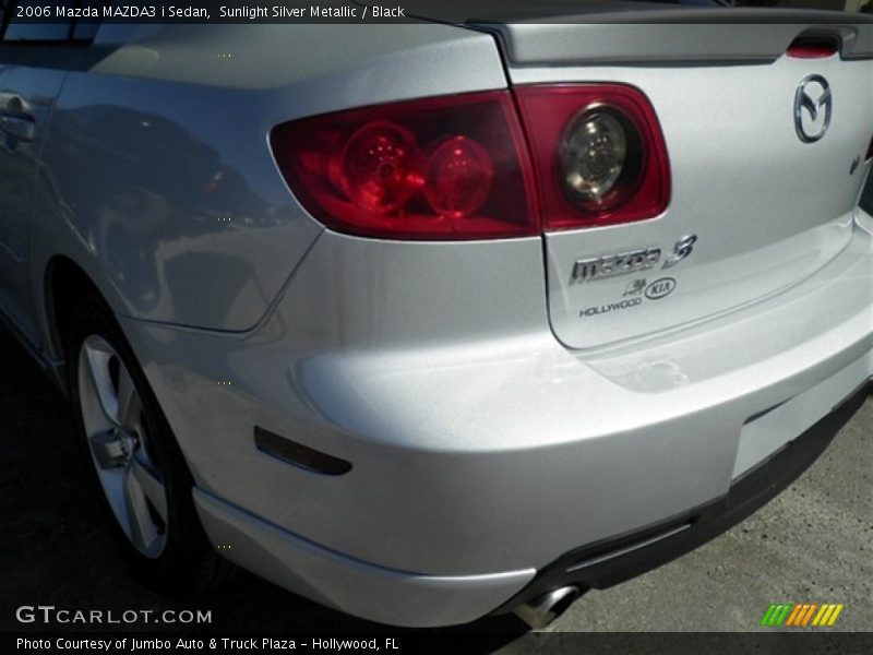 Sunlight Silver Metallic / Black 2006 Mazda MAZDA3 i Sedan