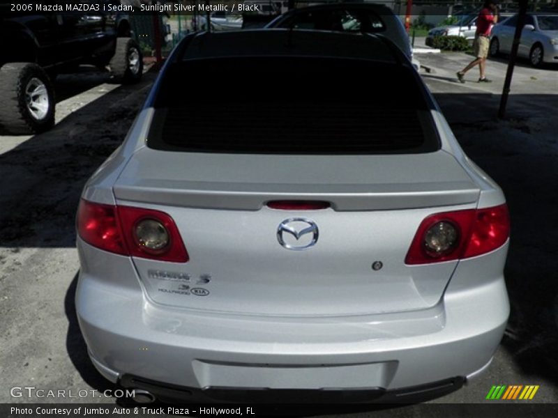 Sunlight Silver Metallic / Black 2006 Mazda MAZDA3 i Sedan