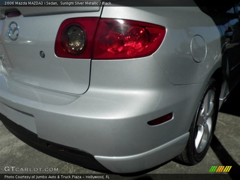 Sunlight Silver Metallic / Black 2006 Mazda MAZDA3 i Sedan