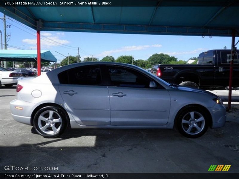 Sunlight Silver Metallic / Black 2006 Mazda MAZDA3 i Sedan