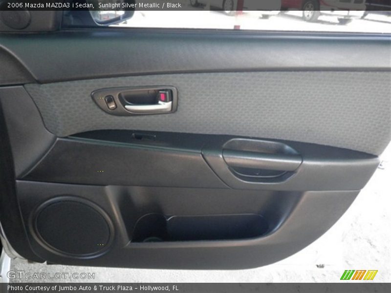 Sunlight Silver Metallic / Black 2006 Mazda MAZDA3 i Sedan