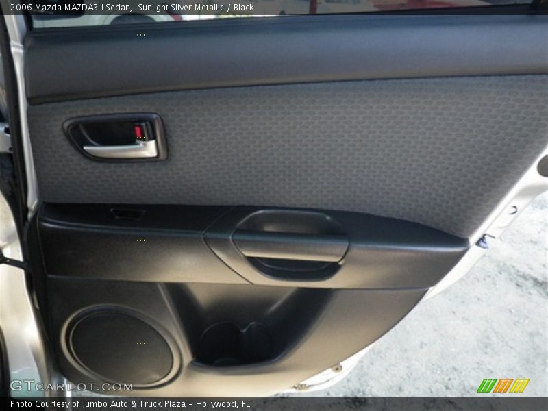 Sunlight Silver Metallic / Black 2006 Mazda MAZDA3 i Sedan