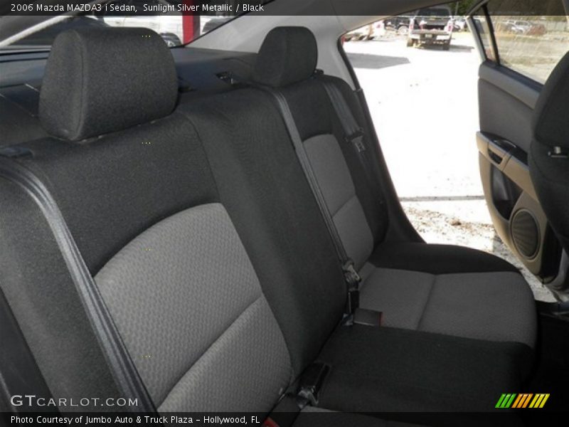 Sunlight Silver Metallic / Black 2006 Mazda MAZDA3 i Sedan