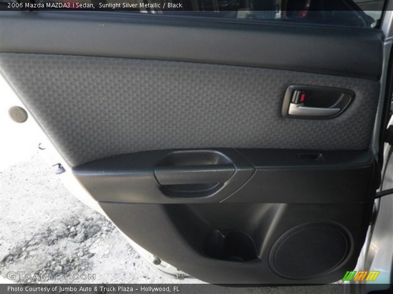 Sunlight Silver Metallic / Black 2006 Mazda MAZDA3 i Sedan
