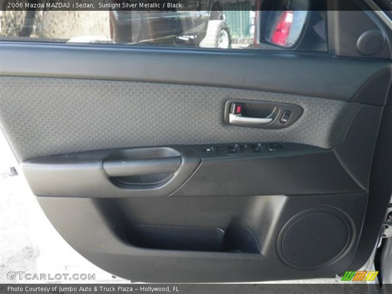 Sunlight Silver Metallic / Black 2006 Mazda MAZDA3 i Sedan