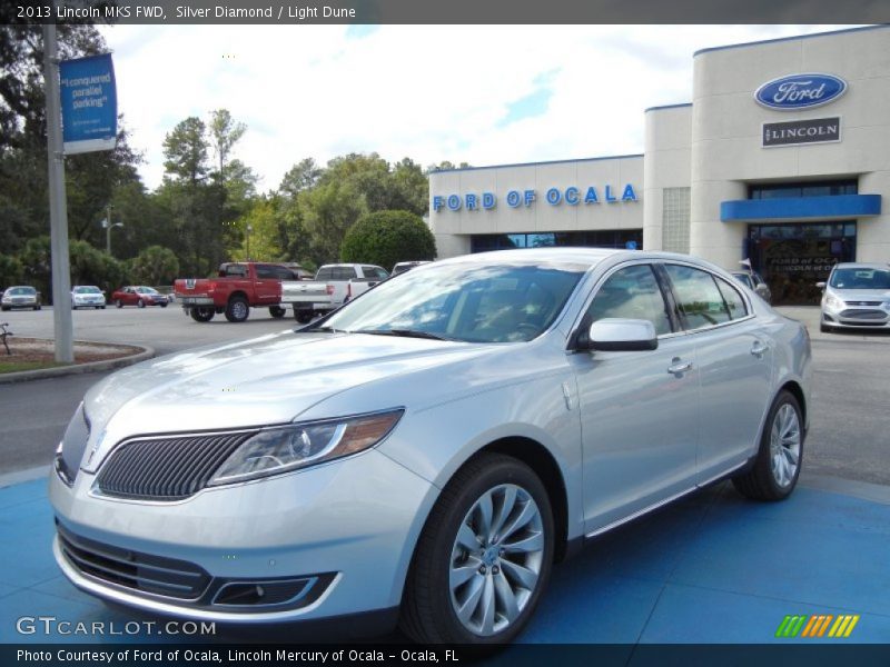 Silver Diamond / Light Dune 2013 Lincoln MKS FWD