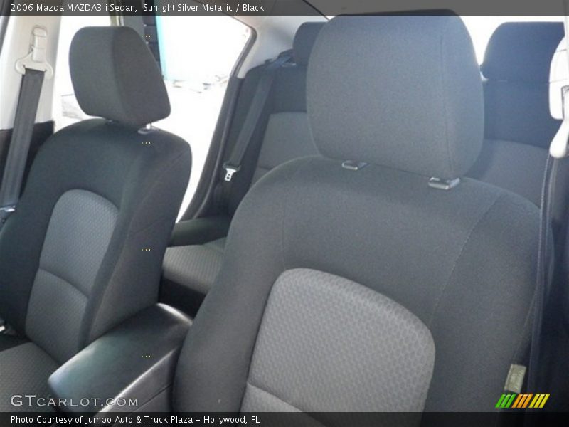 Sunlight Silver Metallic / Black 2006 Mazda MAZDA3 i Sedan
