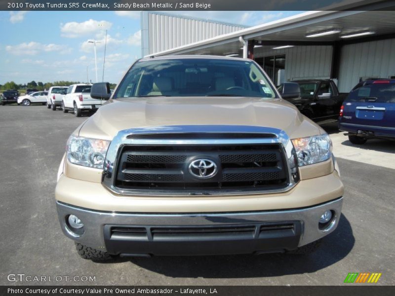 Sandy Beach Metallic / Sand Beige 2010 Toyota Tundra SR5 CrewMax